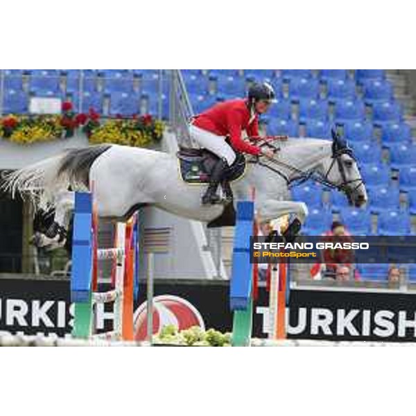 Aachen - FEI European Championships 2015 Lorenzo De Luca on Geisha Van Orshof Aachen,19th August 2015 ph.Stefano Grasso/Loro Piana