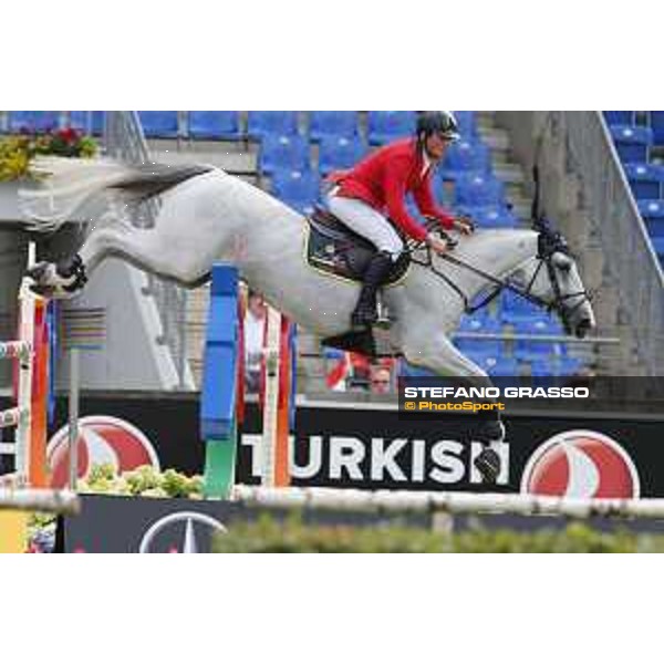 Aachen - FEI European Championships 2015 Lorenzo De Luca on Geisha Van Orshof Aachen,19th August 2015 ph.Stefano Grasso/Loro Piana