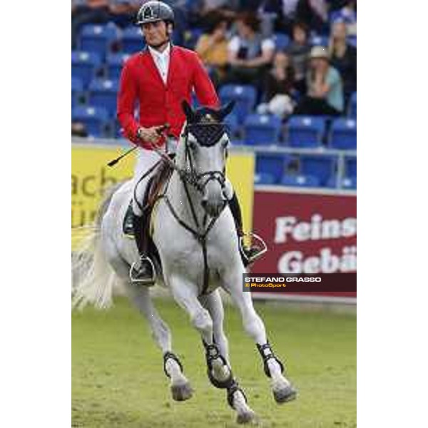 Aachen - FEI European Championships 2015 Lorenzo De Luca on Geisha Van Orshof Aachen,19th August 2015 ph.Stefano Grasso/Loro Piana