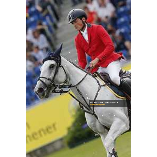 Aachen - FEI European Championships 2015 Lorenzo De Luca on Geisha Van Orshof Aachen,19th August 2015 ph.Stefano Grasso/Loro Piana