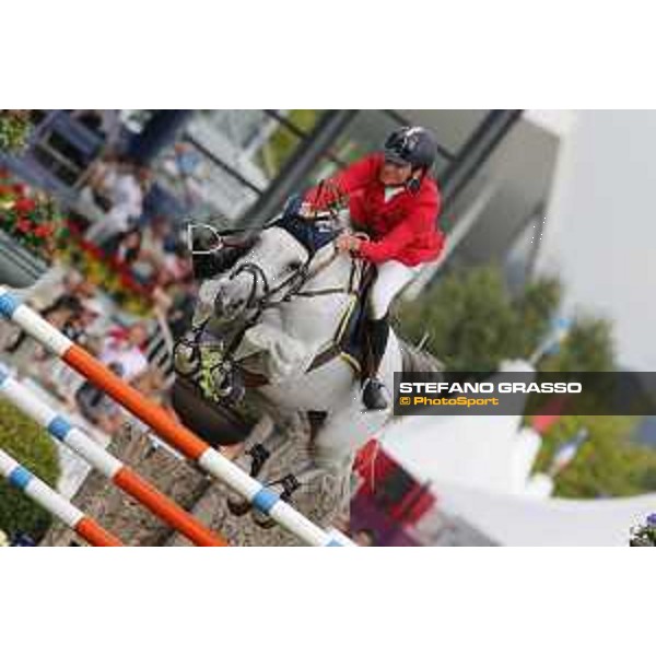 Aachen - FEI European Championships 2015 Lorenzo De Luca on Geisha Van Orshof Aachen,19th August 2015 ph.Stefano Grasso/Loro Piana