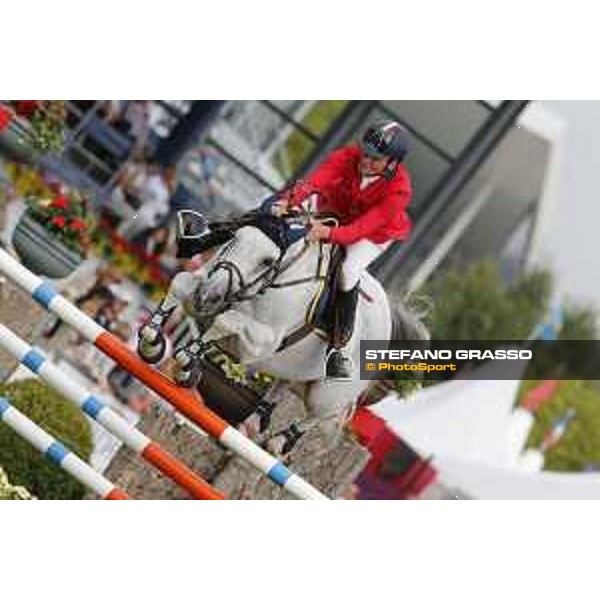 Aachen - FEI European Championships 2015 Lorenzo De Luca on Geisha Van Orshof Aachen,19th August 2015 ph.Stefano Grasso/Loro Piana