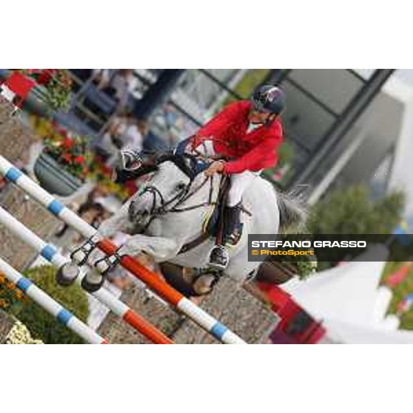 Aachen - FEI European Championships 2015 Lorenzo De Luca on Geisha Van Orshof Aachen,19th August 2015 ph.Stefano Grasso/Loro Piana