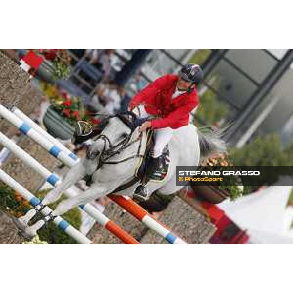 Aachen - FEI European Championships 2015 Lorenzo De Luca on Geisha Van Orshof Aachen,19th August 2015 ph.Stefano Grasso/Loro Piana