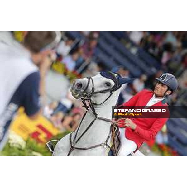 Aachen - FEI European Championships 2015 Lorenzo De Luca on Geisha Van Orshof Aachen,19th August 2015 ph.Stefano Grasso/Loro Piana