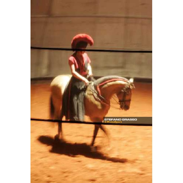 show Bartabas and Zingaro in ÇLoungta, les chevaux de ventÈ Rome, 8th october 2005 ph. Stefano Grasso