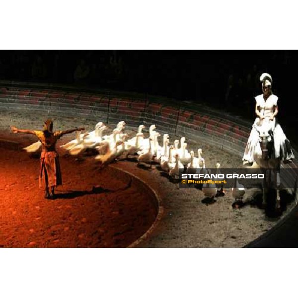 show Bartabas and Zingaro in ÇLoungta, les chevaux de ventÈ Rome, 8th october 2005 ph. Stefano Grasso