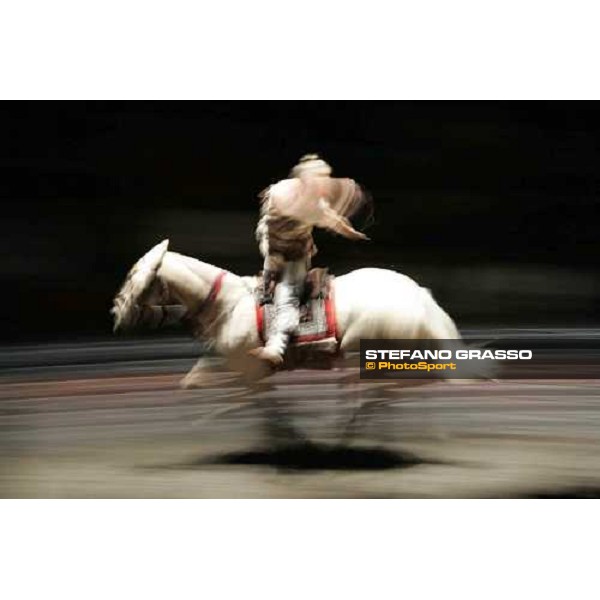 show Bartabas and Zingaro in ÇLoungta, les chevaux de ventÈ Rome, 8th october 2005 ph. Stefano Grasso