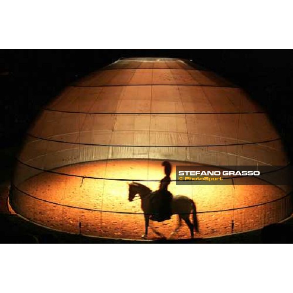 show Bartabas and Zingaro in ÇLoungta, les chevaux de ventÈ Rome, 8th october 2005 ph. Stefano Grasso