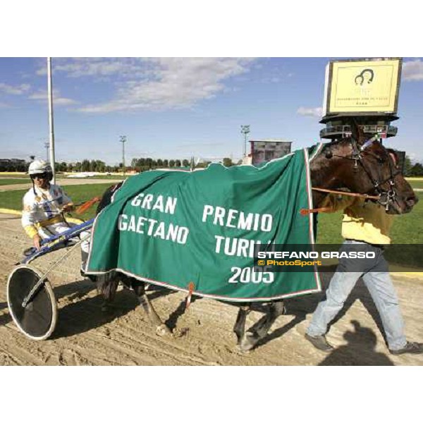 Roberto Andreghetti with Pegasus Boko winner of Premio Gaetano Turilli Roma Tordivalle 9th october 2005 ph. Stefano Grasso