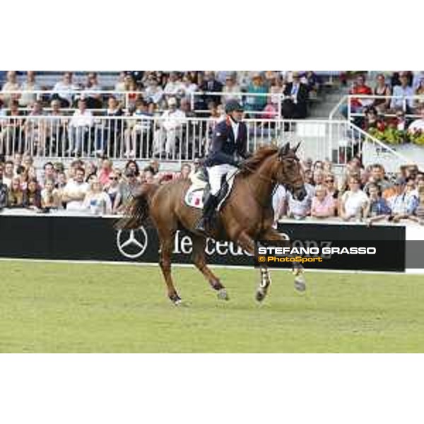 Aachen - FEI European Championships 2015 Simon Delestre on Ryan des Hayettes, bronze medal Aachen,23rd August 2015 ph.Stefano Grasso/Loro Piana