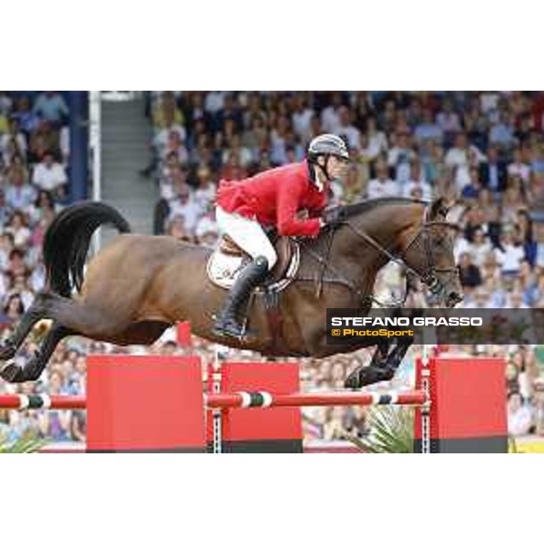 Aachen - FEI European Championships 2015 Gregory Wathelet on Conrad de Hus,silver medal Aachen,23rd August 2015 ph.Stefano Grasso/Loro Piana