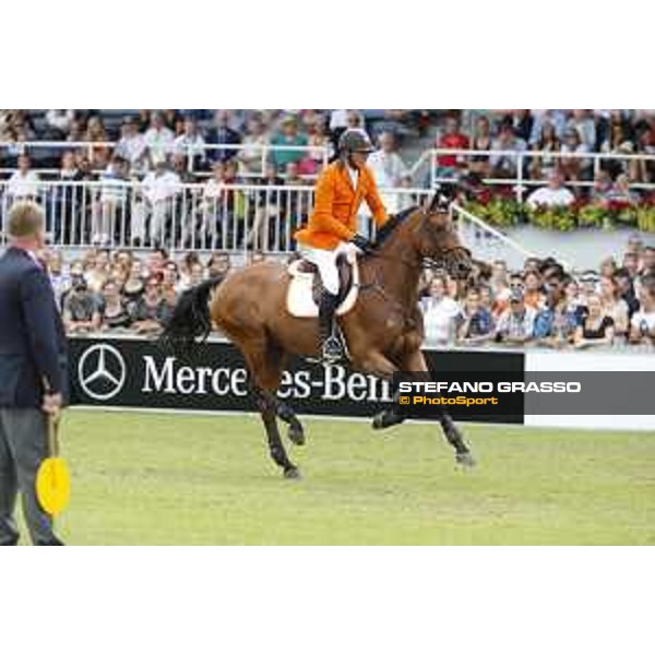Aachen - FEI European Championships 2015 Jeroen Dubbeldam on SFN Zenith N.O.P., gold medal Aachen,23rd August 2015 ph.Stefano Grasso/Loro Piana