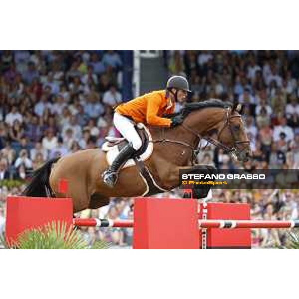 Aachen - FEI European Championships 2015 Jeroen Dubbeldam on SFN Zenith N.O.P., gold medal Aachen,23rd August 2015 ph.Stefano Grasso/Loro Piana