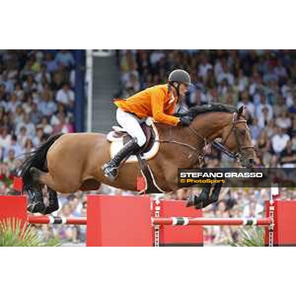 Aachen - FEI European Championships 2015 Jeroen Dubbeldam on SFN Zenith N.O.P., gold medal Aachen,23rd August 2015 ph.Stefano Grasso/Loro Piana