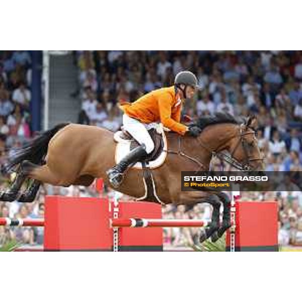 Aachen - FEI European Championships 2015 Jeroen Dubbeldam on SFN Zenith N.O.P., gold medal Aachen,23rd August 2015 ph.Stefano Grasso/Loro Piana