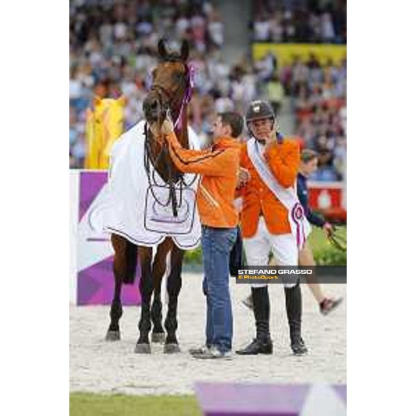 Aachen - FEI European Championships 2015 Jeroen Dubbeldam on SFN Zenith N.O.P., gold medal Aachen,23rd August 2015 ph.Stefano Grasso/Loro Piana