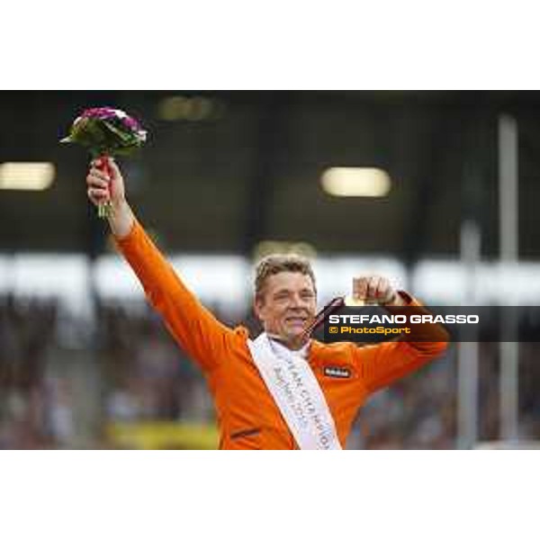Aachen - FEI European Championships 2015 Jeroen Dubbeldam on SFN Zenith N.O.P., gold medal Aachen,23rd August 2015 ph.Stefano Grasso/Loro Piana