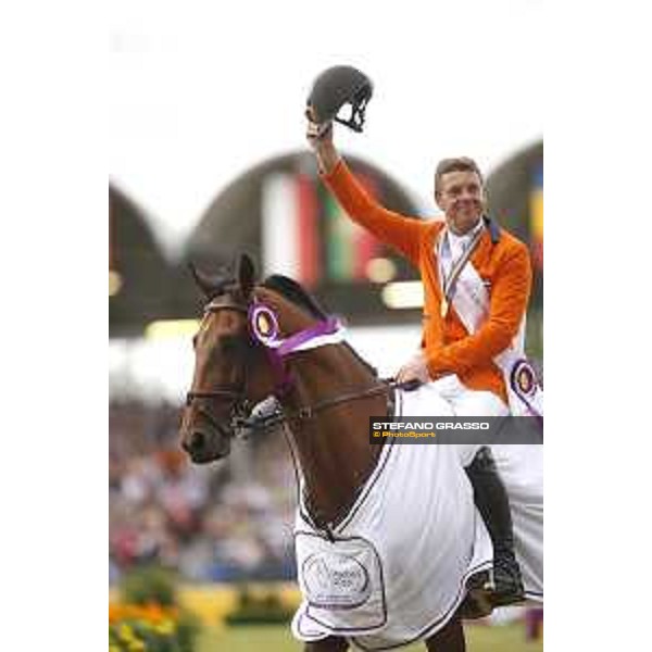 Aachen - FEI European Championships 2015 Jeroen Dubbeldam on SFN Zenith N.O.P., gold medal Aachen,23rd August 2015 ph.Stefano Grasso/Loro Piana
