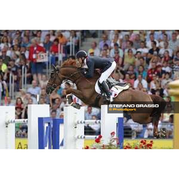 Aachen - FEI European Championships 2015 Simon Delestre on Ryan des Hayettes, bronze medal Aachen,23rd August 2015 ph.Stefano Grasso/Loro Piana