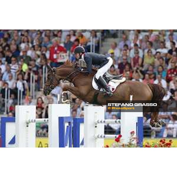 Aachen - FEI European Championships 2015 Simon Delestre on Ryan des Hayettes, bronze medal Aachen,23rd August 2015 ph.Stefano Grasso/Loro Piana