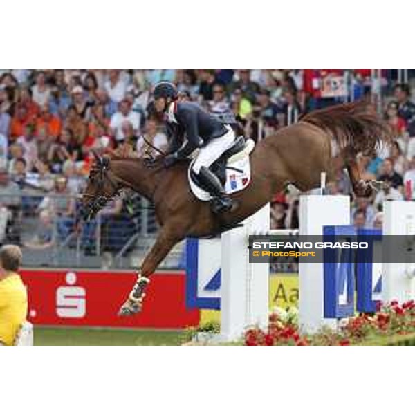 Aachen - FEI European Championships 2015 Simon Delestre on Ryan des Hayettes, bronze medal Aachen,23rd August 2015 ph.Stefano Grasso/Loro Piana
