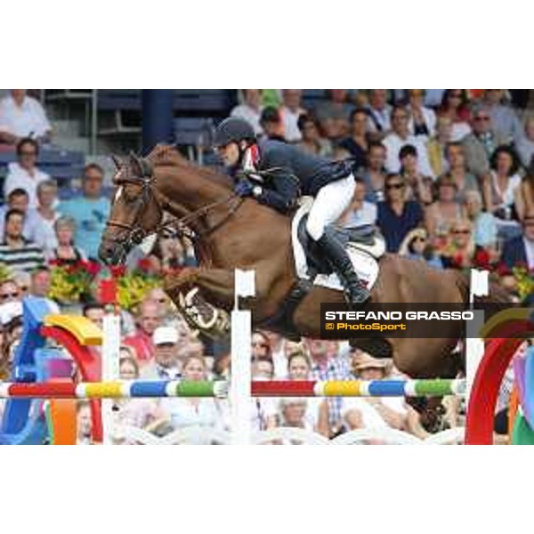 Aachen - FEI European Championships 2015 Simon Delestre on Ryan des Hayettes, bronze medal Aachen,23rd August 2015 ph.Stefano Grasso/Loro Piana