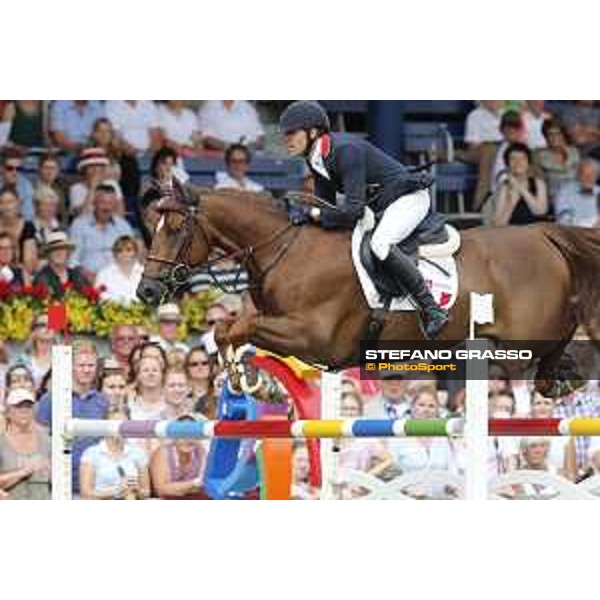 Aachen - FEI European Championships 2015 Simon Delestre on Ryan des Hayettes, bronze medal Aachen,23rd August 2015 ph.Stefano Grasso/Loro Piana