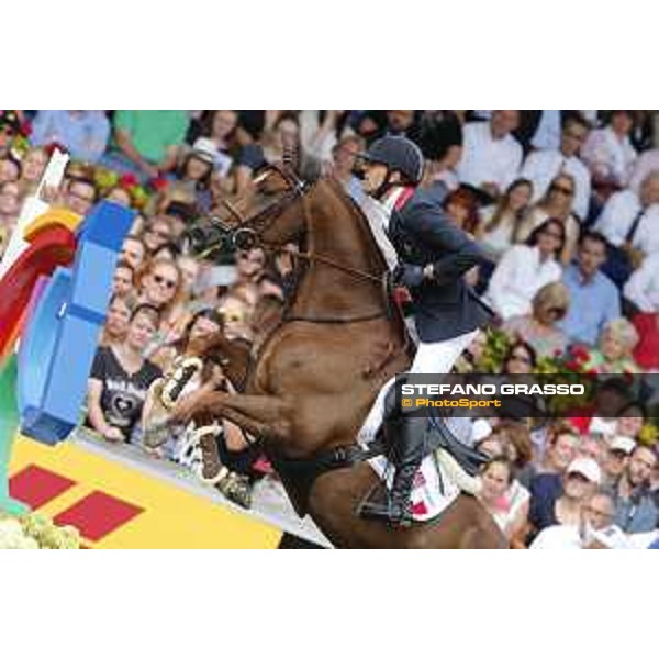 Aachen - FEI European Championships 2015 Simon Delestre on Ryan des Hayettes, bronze medal Aachen,23rd August 2015 ph.Stefano Grasso/Loro Piana