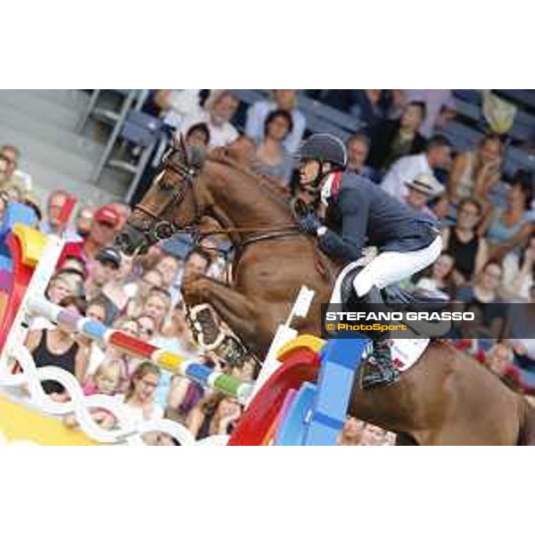 Aachen - FEI European Championships 2015 Simon Delestre on Ryan des Hayettes, bronze medal Aachen,23rd August 2015 ph.Stefano Grasso/Loro Piana