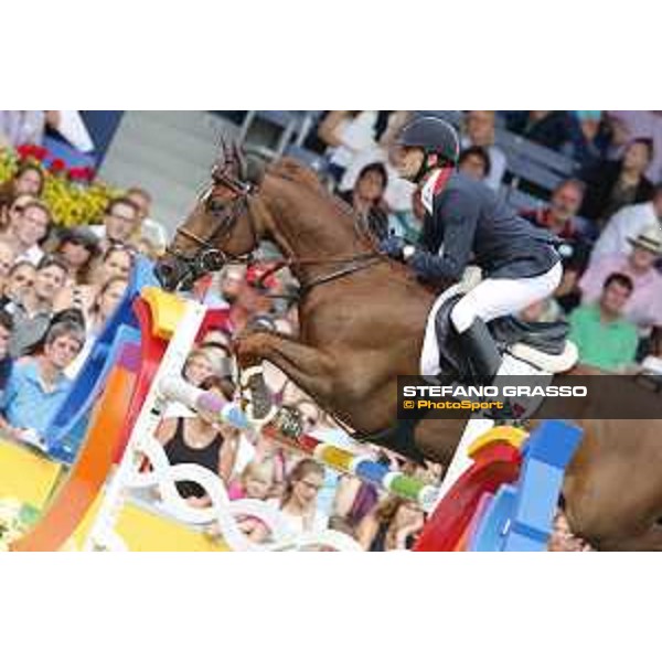 Aachen - FEI European Championships 2015 Simon Delestre on Ryan des Hayettes, bronze medal Aachen,23rd August 2015 ph.Stefano Grasso/Loro Piana