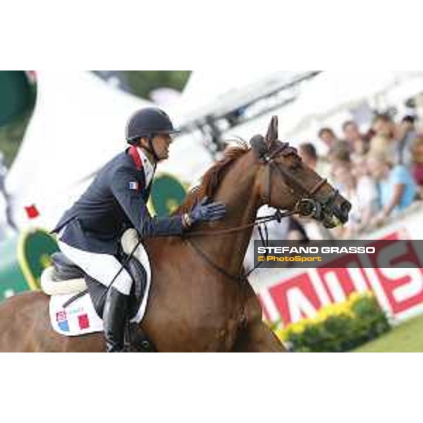 Aachen - FEI European Championships 2015 Simon Delestre on Ryan des Hayettes, bronze medal Aachen,23rd August 2015 ph.Stefano Grasso/Loro Piana