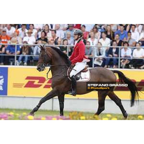Aachen - FEI European Championships 2015 Gregory Wathelet on Conrad de Hus,silver medal Aachen,23rd August 2015 ph.Stefano Grasso/Loro Piana