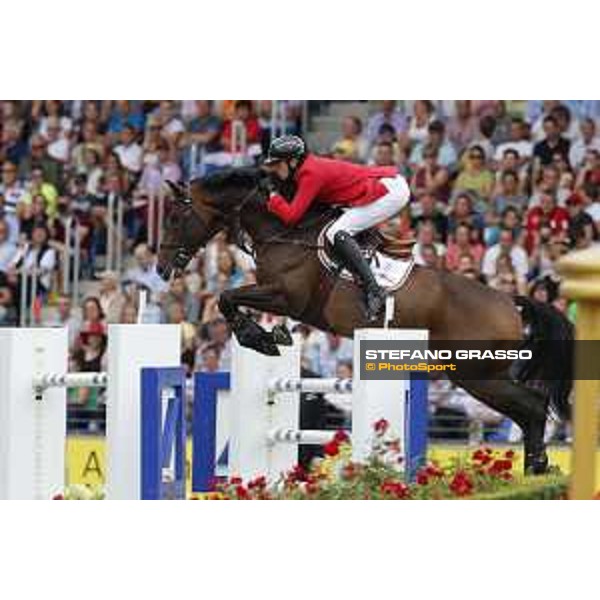 Aachen - FEI European Championships 2015 Gregory Wathelet on Conrad de Hus,silver medal Aachen,23rd August 2015 ph.Stefano Grasso/Loro Piana