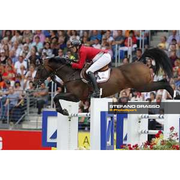Aachen - FEI European Championships 2015 Gregory Wathelet on Conrad de Hus,silver medal Aachen,23rd August 2015 ph.Stefano Grasso/Loro Piana