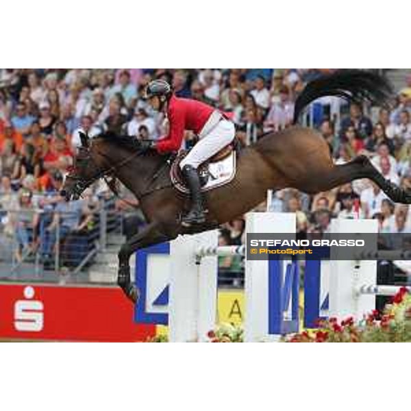 Aachen - FEI European Championships 2015 Gregory Wathelet on Conrad de Hus,silver medal Aachen,23rd August 2015 ph.Stefano Grasso/Loro Piana