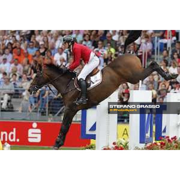 Aachen - FEI European Championships 2015 Gregory Wathelet on Conrad de Hus,silver medal Aachen,23rd August 2015 ph.Stefano Grasso/Loro Piana