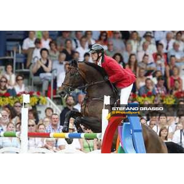 Aachen - FEI European Championships 2015 Gregory Wathelet on Conrad de Hus,silver medal Aachen,23rd August 2015 ph.Stefano Grasso/Loro Piana