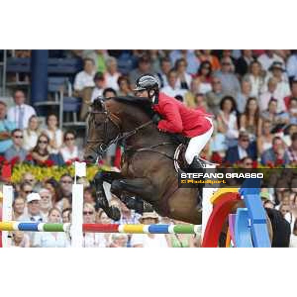 Aachen - FEI European Championships 2015 Gregory Wathelet on Conrad de Hus,silver medal Aachen,23rd August 2015 ph.Stefano Grasso/Loro Piana