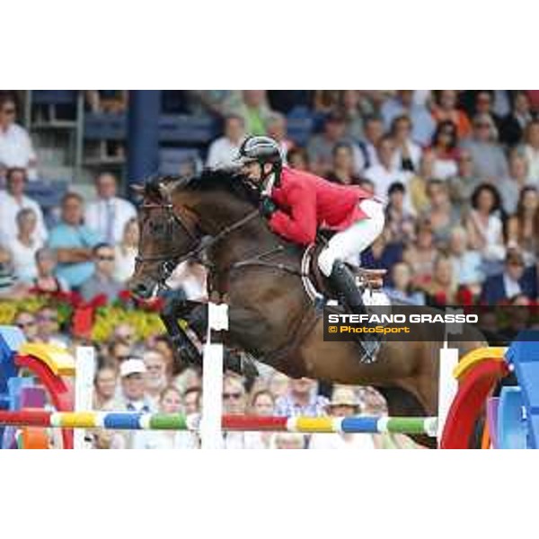 Aachen - FEI European Championships 2015 Gregory Wathelet on Conrad de Hus,silver medal Aachen,23rd August 2015 ph.Stefano Grasso/Loro Piana