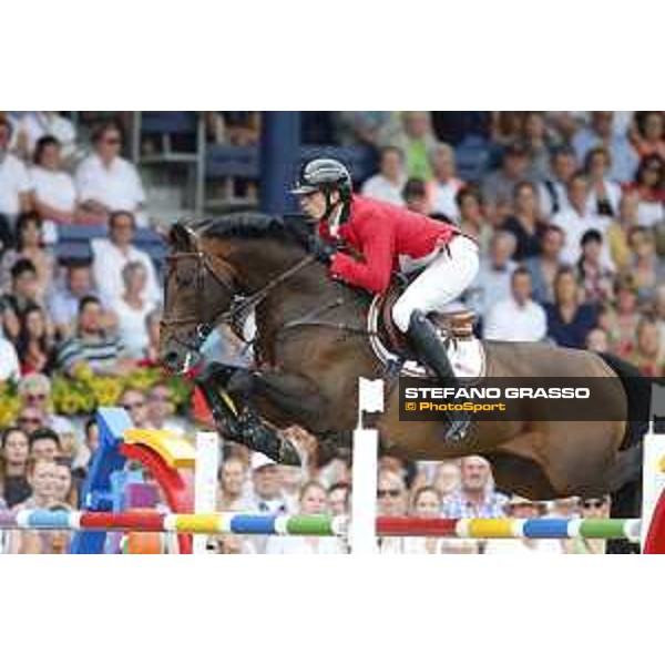 Aachen - FEI European Championships 2015 Gregory Wathelet on Conrad de Hus,silver medal Aachen,23rd August 2015 ph.Stefano Grasso/Loro Piana