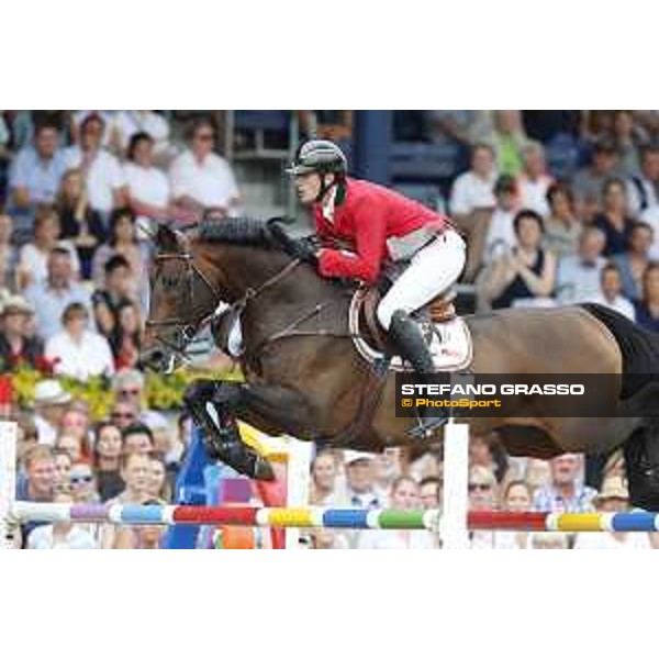 Aachen - FEI European Championships 2015 Gregory Wathelet on Conrad de Hus,silver medal Aachen,23rd August 2015 ph.Stefano Grasso/Loro Piana