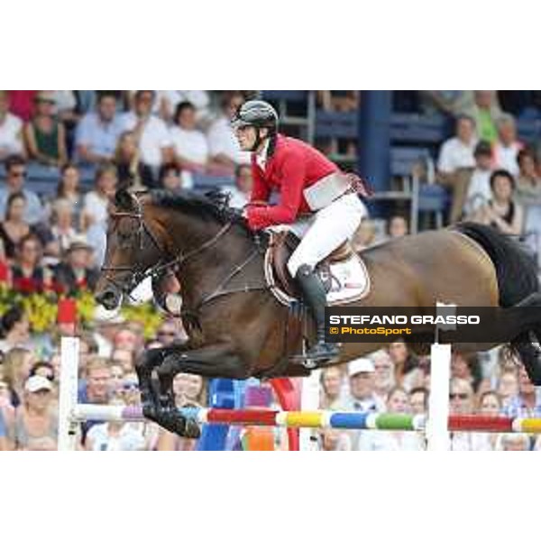Aachen - FEI European Championships 2015 Gregory Wathelet on Conrad de Hus,silver medal Aachen,23rd August 2015 ph.Stefano Grasso/Loro Piana
