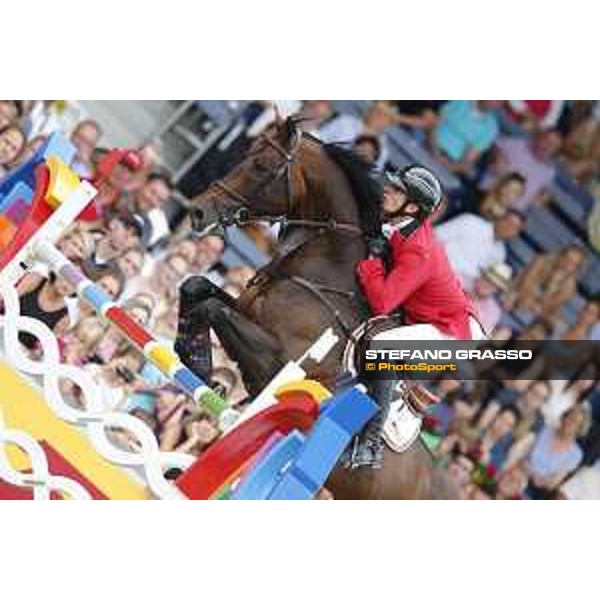 Aachen - FEI European Championships 2015 Gregory Wathelet on Conrad de Hus,silver medal Aachen,23rd August 2015 ph.Stefano Grasso/Loro Piana