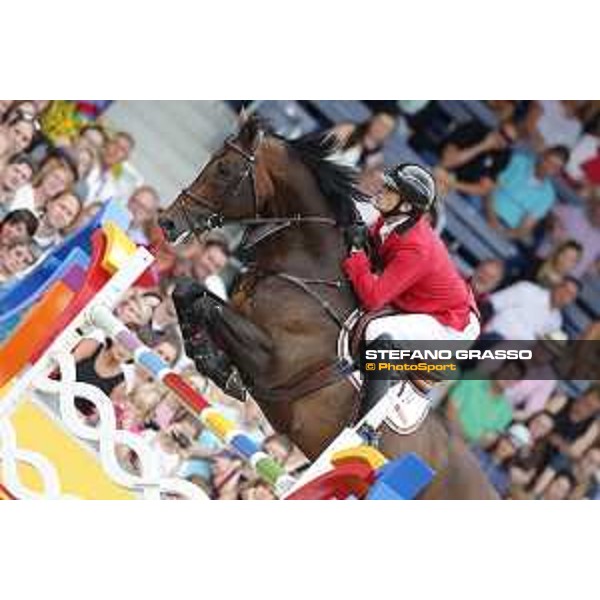 Aachen - FEI European Championships 2015 Gregory Wathelet on Conrad de Hus,silver medal Aachen,23rd August 2015 ph.Stefano Grasso/Loro Piana