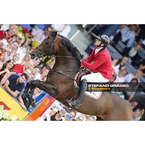 Aachen - FEI European Championships 2015 Gregory Wathelet on Conrad de Hus,silver medal Aachen,23rd August 2015 ph.Stefano Grasso/Loro Piana