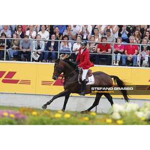 Aachen - FEI European Championships 2015 Gregory Wathelet on Conrad de Hus,silver medal Aachen,23rd August 2015 ph.Stefano Grasso/Loro Piana