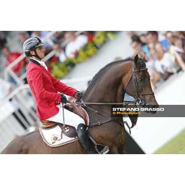 Aachen - FEI European Championships 2015 Gregory Wathelet on Conrad de Hus,silver medal Aachen,23rd August 2015 ph.Stefano Grasso/Loro Piana
