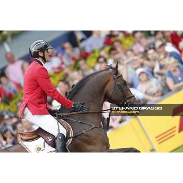 Aachen - FEI European Championships 2015 Gregory Wathelet on Conrad de Hus,silver medal Aachen,23rd August 2015 ph.Stefano Grasso/Loro Piana