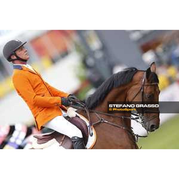 Aachen - FEI European Championships 2015 Jeroen Dubbeldam on SFN Zenith N.O.P., gold medal Aachen,23rd August 2015 ph.Stefano Grasso/Loro Piana